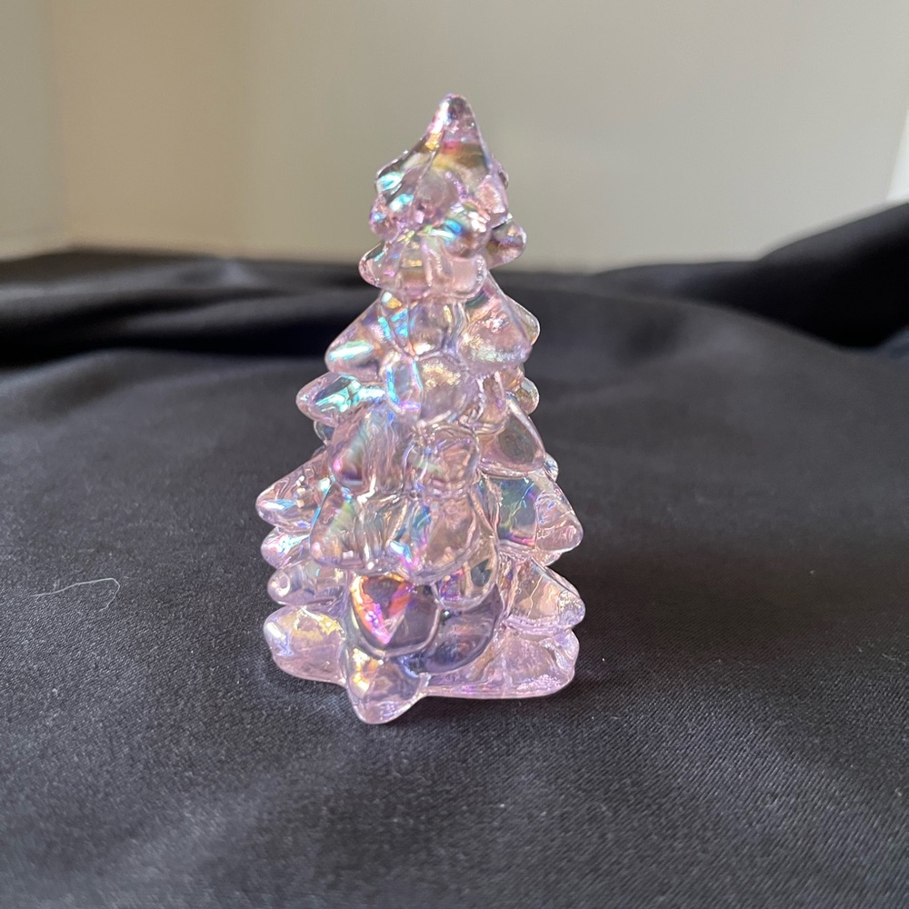 Iridescent Glass Holiday Tree Decoration